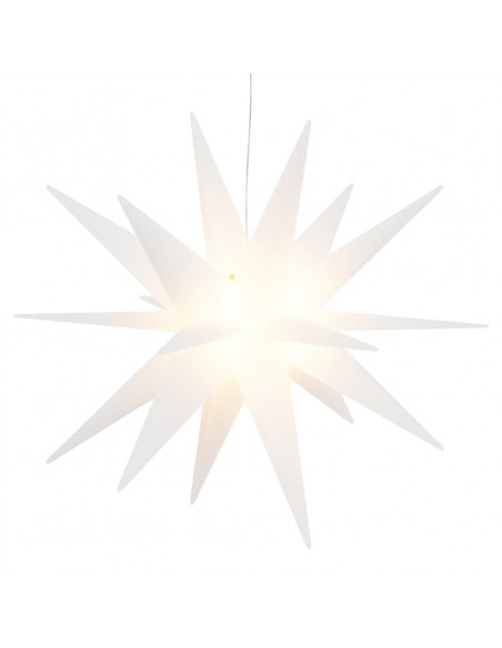 Luce di Natale con LED Pieghevole Bianca 57 cm