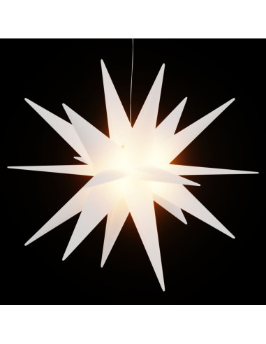 Luce di Natale con LED Pieghevole Bianca 57 cm