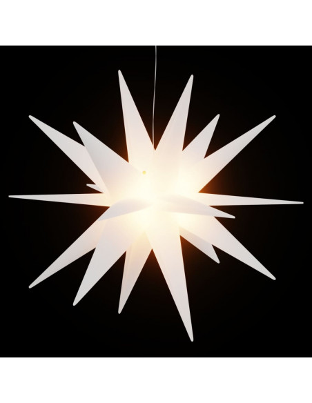 Luce di Natale con LED Pieghevole Bianca 57 cm