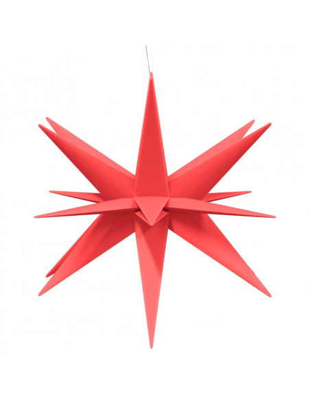 Luci di Natale con LED 3 pz Pieghevoli Rosse 100 cm