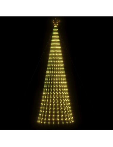 Illuminazione Albero di Natale a Cono 688LED Bianco Caldo 300cm