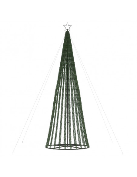 Illuminazione Albero di Natale a Cono 688LED Bianco Caldo 300cm