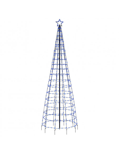 Illuminazione Albero di Natale con Picchetti 570LED Blu 300cm