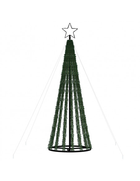 Illuminazione Albero di Natale a Cono 275LED Blu 180cm
