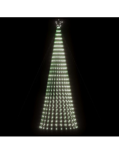 Illuminazione Albero Natale a Cono 688LED Bianco Freddo 300cm
