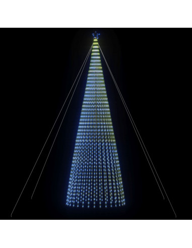 Illuminazione Albero di Natale a Cono 1544LED Blu 500cm