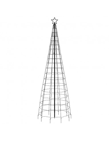 Illuminazione Albero Natale Picchetti 570LED Bianco Caldo 300cm