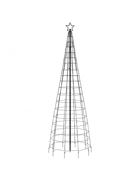 Illuminazione Albero Natale Picchetti 570LED Bianco Caldo 300cm