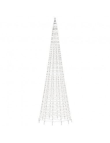 Luce Albero di Natale su Pennone 1534LED Bianco Freddo 500cm