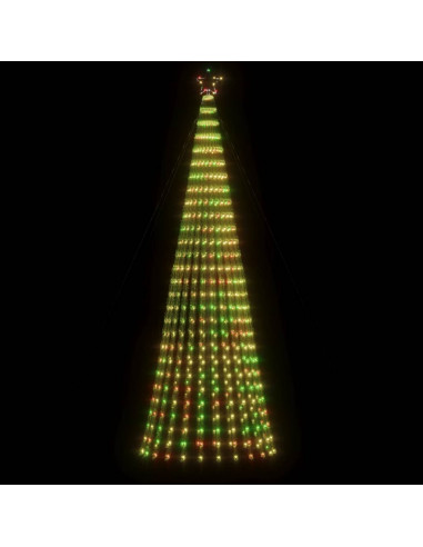 Illuminazione Albero di Natale a Cono 688LED Colorato 300cm