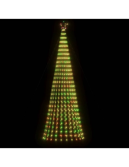 Illuminazione Albero di Natale a Cono 688LED Colorato 300cm