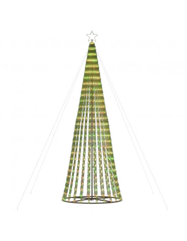 Illuminazione Albero di Natale a Cono 688LED Colorato 300cm