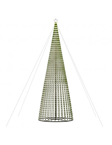 Illuminazione Albero Natale a Cono 1544LED Bianco Freddo 500cm