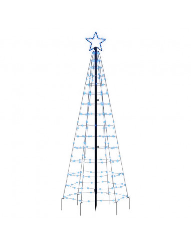 Illuminazione Albero di Natale con Picchetti 220LED Blu 180cm