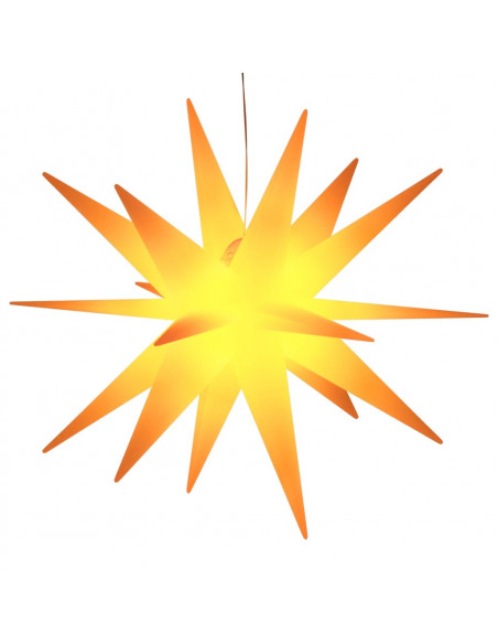 Luce di Natale con LED Pieghevole Gialla 43 cm