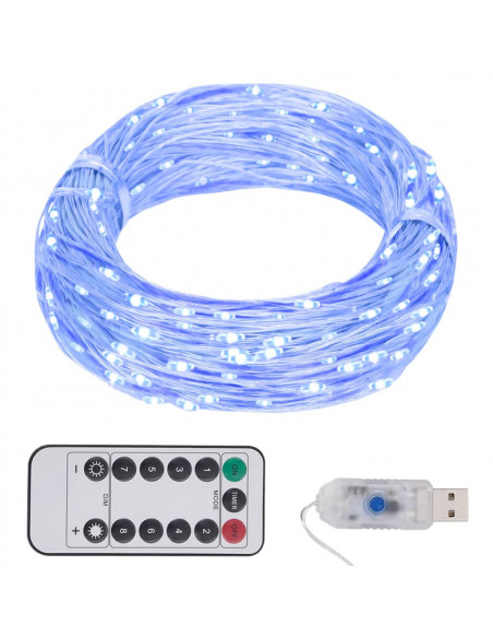 Stringa LED con 300 Luci LED Blu 30 m