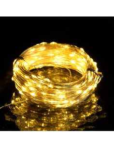 Micro Luci Fatate Sferiche 40m 400 LED Bianco Caldo 8 Funzioni 2