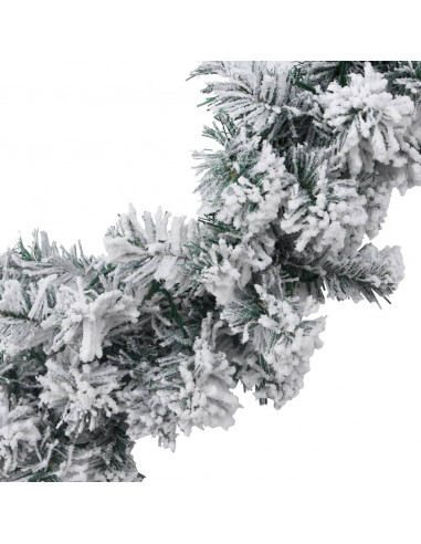 Ghirlanda Natalizia con Luci a LED 10 m in PVC Verde