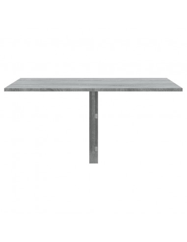 Tavolino Muro Pieghevole Grigio Sonoma 100x60x56 cm Multistrato