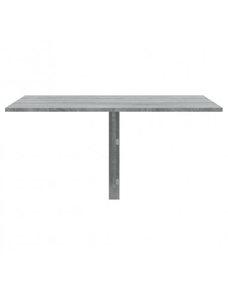 Tavolino Muro Pieghevole Grigio Sonoma 100x60x56 cm Multistrato