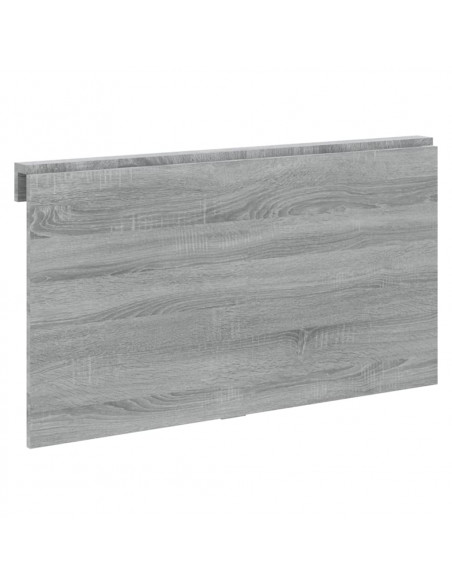 Tavolino Muro Pieghevole Grigio Sonoma 100x60x56 cm Multistrato