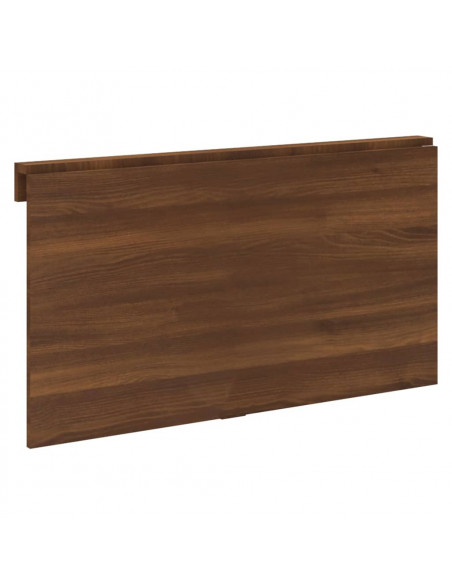 Tavolino Muro Pieghevole Rovere Marrone 100x60x56cm Multistrato