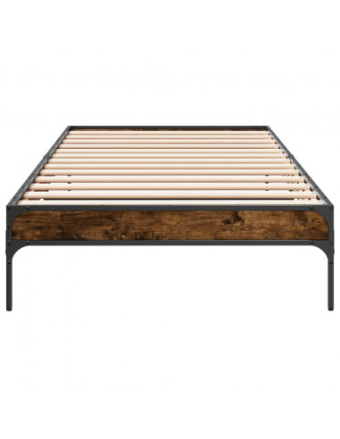 Giroletto Rovere Fumo 90x190 cm in Legno Multistrato e Metallo