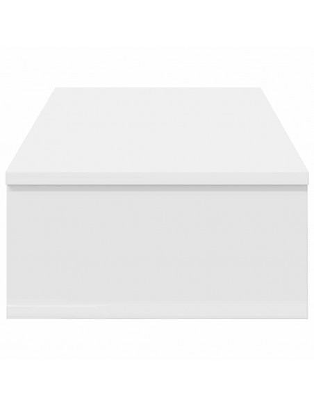 Scaffale a Parete con Cassetti Bianco 80x31x17 cm in Truciolato