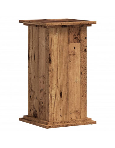 Supporto per Piante Legno Vecchio 33x33x60 cm Legno Multistrato