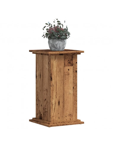 Supporto per Piante Legno Vecchio 33x33x60 cm Legno Multistrato