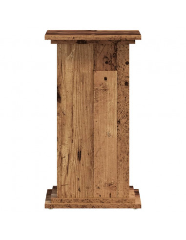 Supporto per Piante Legno Vecchio 33x33x60 cm Legno Multistrato