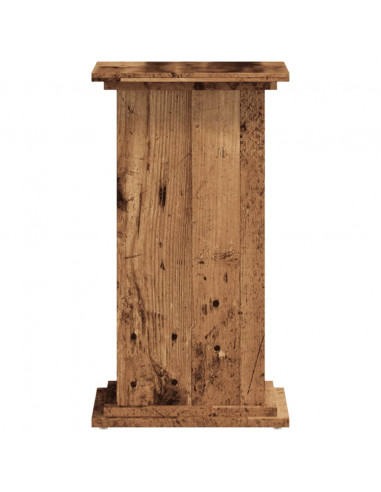 Supporto per Piante Legno Vecchio 33x33x60 cm Legno Multistrato