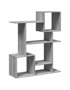 Libreria Divisorio Grigio Sonoma 92x29x112 cm in Truciolato 2