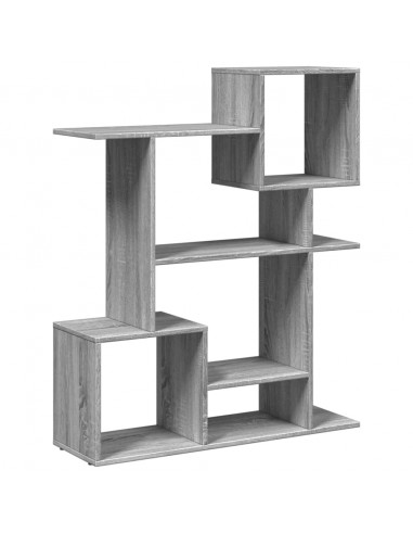 Libreria Divisorio Grigio Sonoma 92x29x112 cm in Truciolato