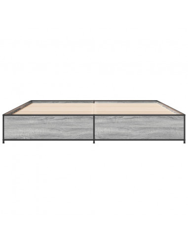 Giroletto Grigio Sonoma 200x200 cm in Legno Multistrato Metallo