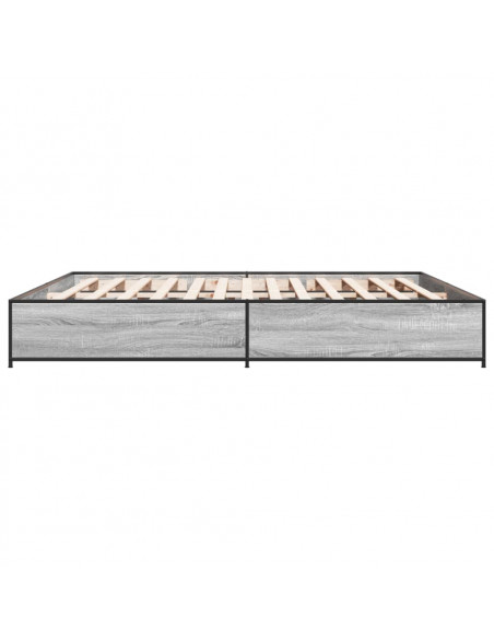 Giroletto Grigio Sonoma 200x200 cm in Legno Multistrato Metallo