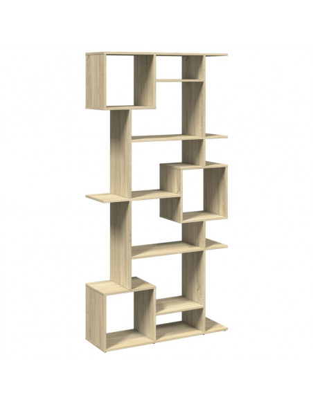 Libreria Rovere Sonoma 92x29x188 cm in Legno Multistrato
