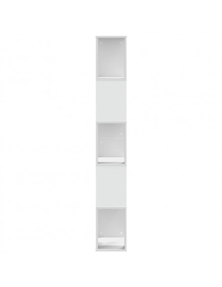 Libreria 5 Ripiani Bianca 45x23,5x162,5cm Legno Multistrato