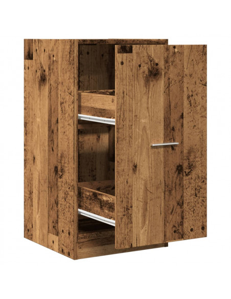 Armadietto da Farmacia Legno Vecchio 40x41x77,5cm in Truciolato
