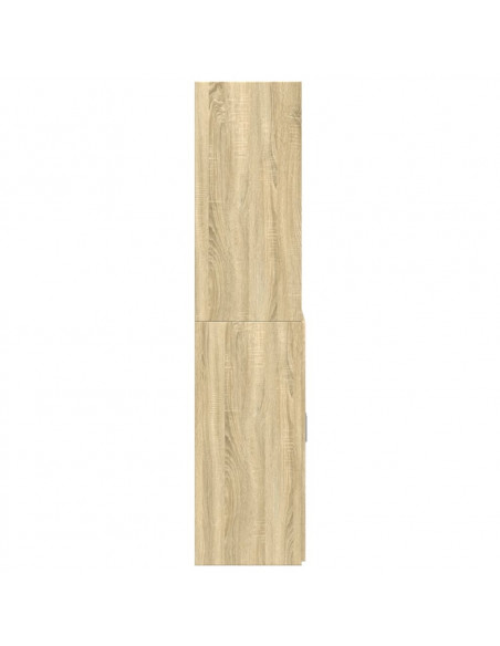 Credenza Rovere Sonoma 70x42,5x185 cm in Legno Multistrato