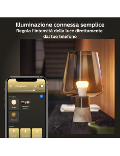 Philips Hue White 4 Lampadine Smart E27 60 W 2
