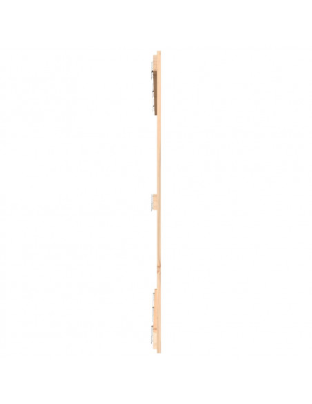 Testiera da Parete 146,5x3x110 cm in Legno Massello di Pino
