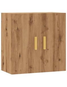 Armadietto a Muro Rovere Artigianale 60x31x60 cm in Truciolato 2