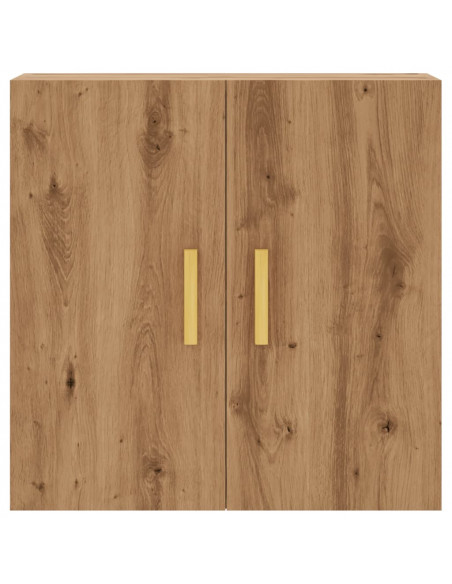 Armadietto a Muro Rovere Artigianale 60x31x60 cm in Truciolato
