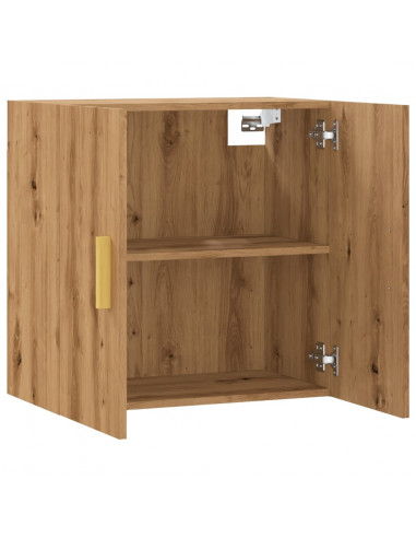 Armadietto a Muro Rovere Artigianale 60x31x60 cm in Truciolato