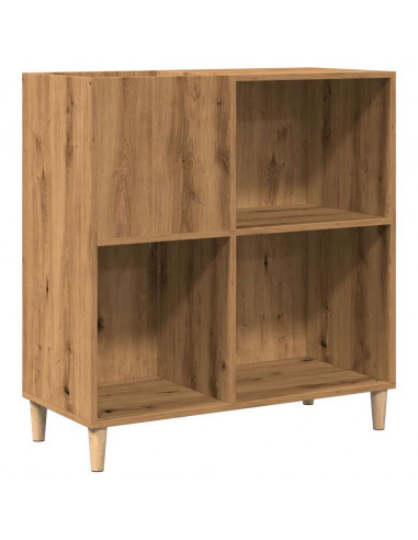 Mobile Porta Dischi Artigianale 84,5x38x89 cm Legno Multistrato