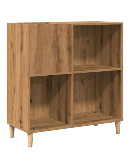Mobile Porta Dischi Artigianale 84,5x38x89 cm Legno Multistrato