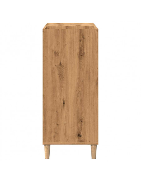 Mobile Porta Dischi Artigianale 84,5x38x89 cm Legno Multistrato