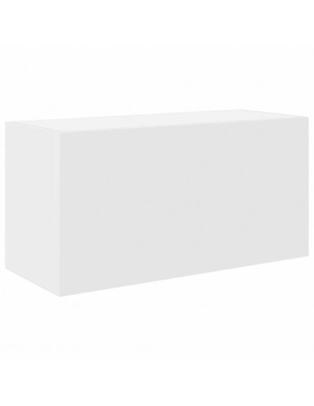 Mobile da Bagno a Parete Bianco 60x25x30cm in Legno Multistrato
