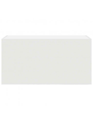 Mobile da Bagno a Parete Bianco 60x25x30cm in Legno Multistrato